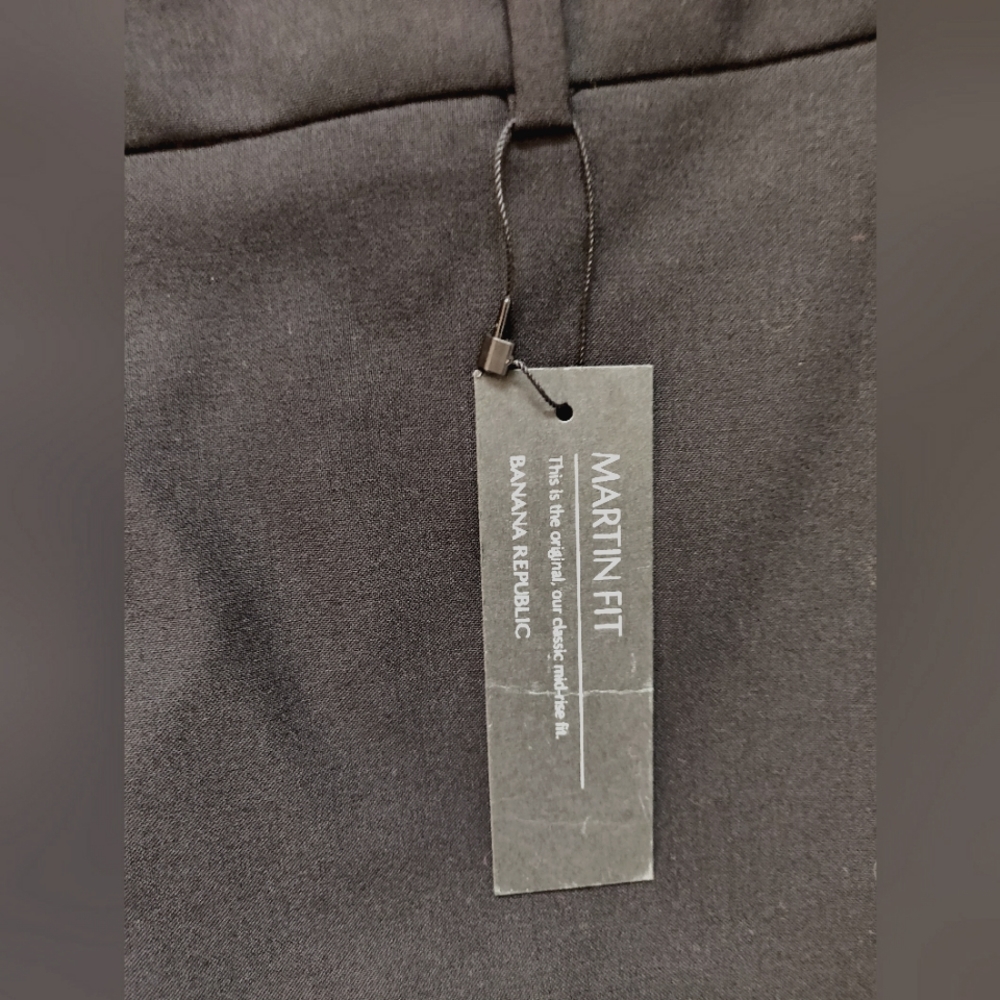 NWT Banana Republic Martin fit slacks black 14